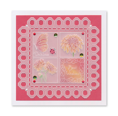 Jayne's Floral Sampler A4 Groovi Plate