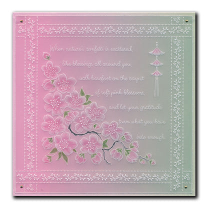 Linda's When Nature's Confetti is Scattered Companion A5 Square Groovi Plate