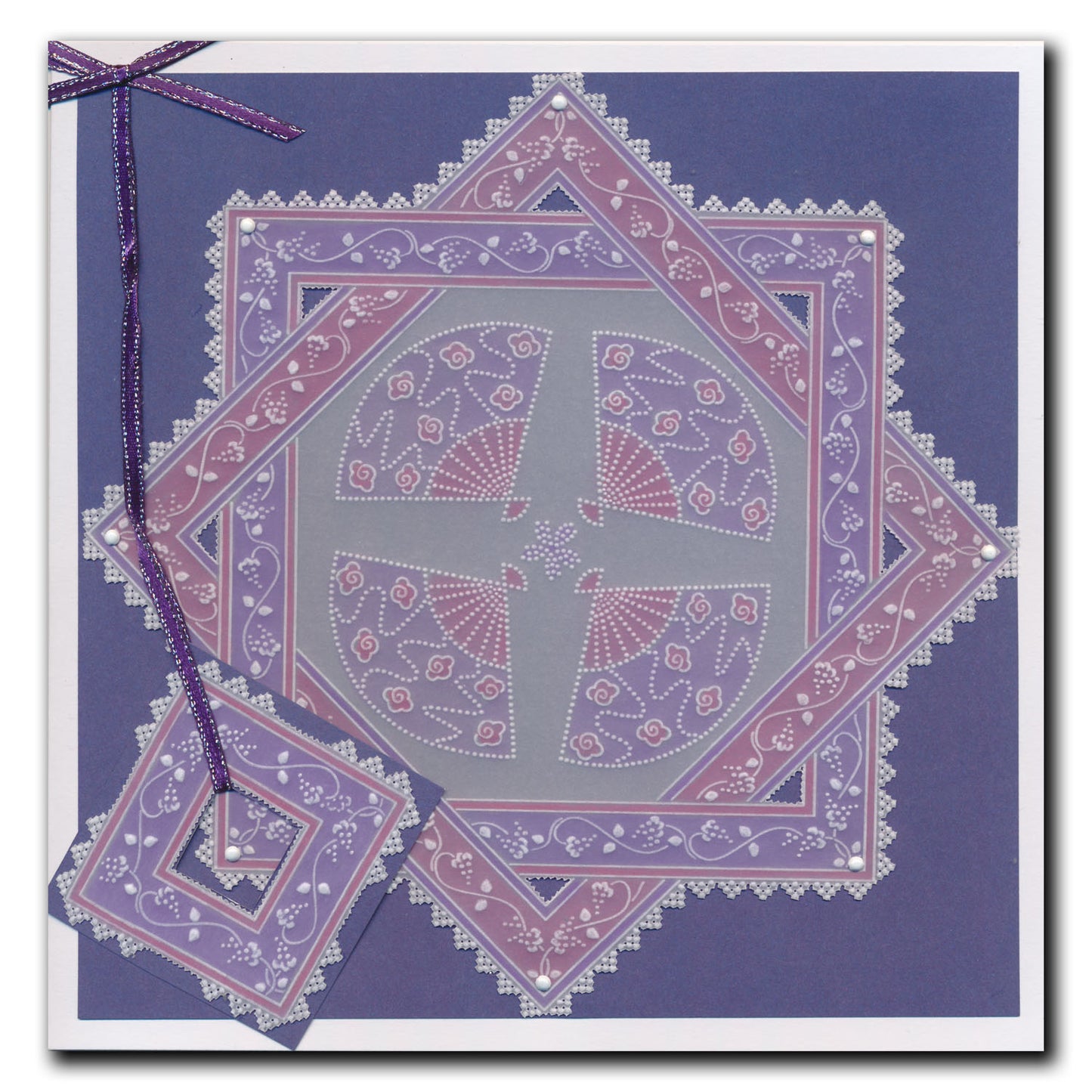Linda's Layering Frames Set 3 - Oriental A4 Square & A5 Square Groovi Plate Collection