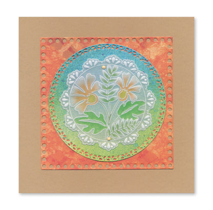 Nested Circle Foliage Doodle Frame-its Frames & Panels Die Set