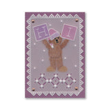 BIP the Bear Letterbox Alphabet A5 Groovi Plate