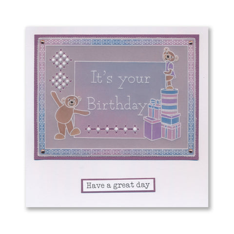BIP the Bear Billboards A5 Groovi Plate