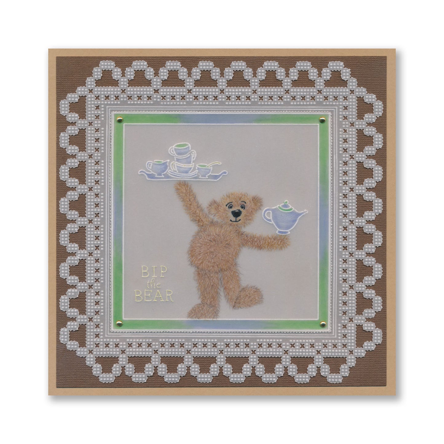 BIP the Bear Characters A5 Square, A6  & Spacer Groovi Plate Collection