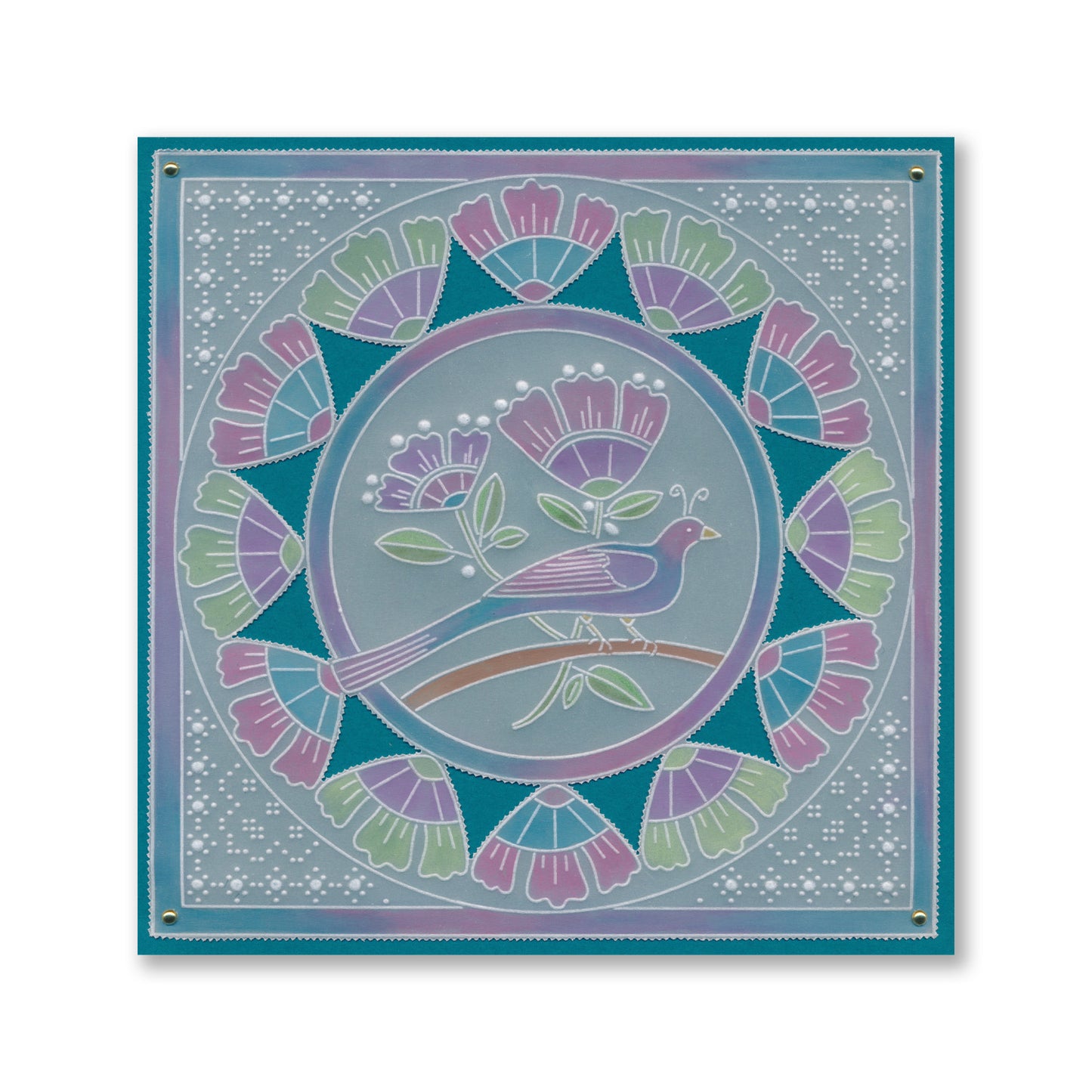 Barbara's Love, Dream & Song Birds A5 Square Groovi Plate Collection