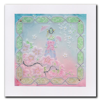 Linda's Layering Frames Set 3 - Oriental A4 Square & A5 Square Groovi Plate Collection