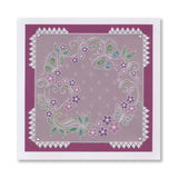 Linda's Richelieu Lace Butterflies A5 Square Groovi Plate