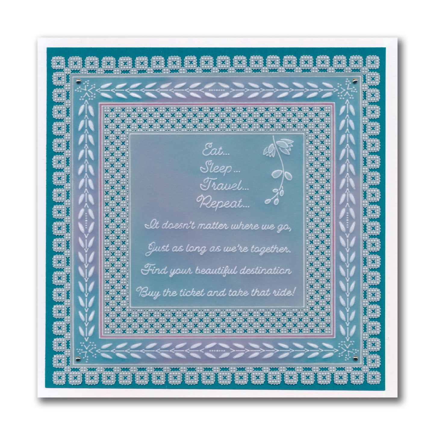 Linda's Layering Frames Set 6 - Greek A4 Square & A5 Square Groovi Plate Collection