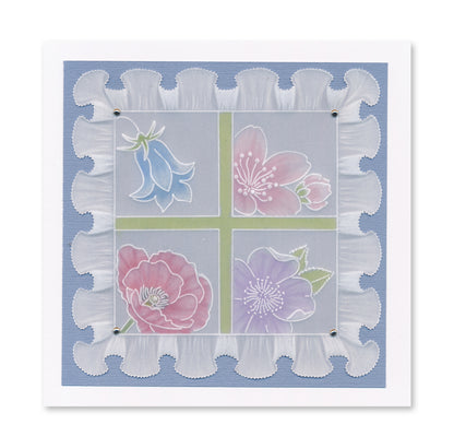 Linda's 123 - Garden Life A5 Square Groovi Plate Trio