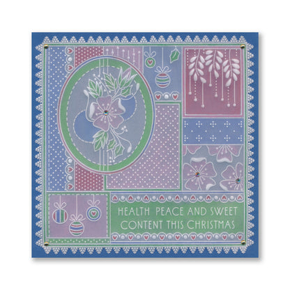 Tina's Christmas Easy Layout A5 Square Groovi Plate Collection with 8" x 8" Shenandoah Designer Parchment