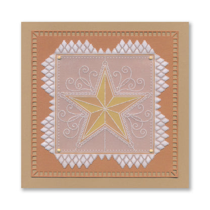 Jazz's Festive Sampler A4 Groovi Plate