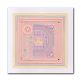 Tina's Floral Layering Parchlets A6 Square Groovi Plate Quartet