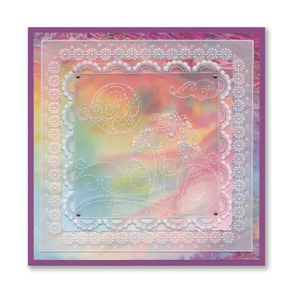 Doodle Landscapes A5 Square Groovi Plate Quartet