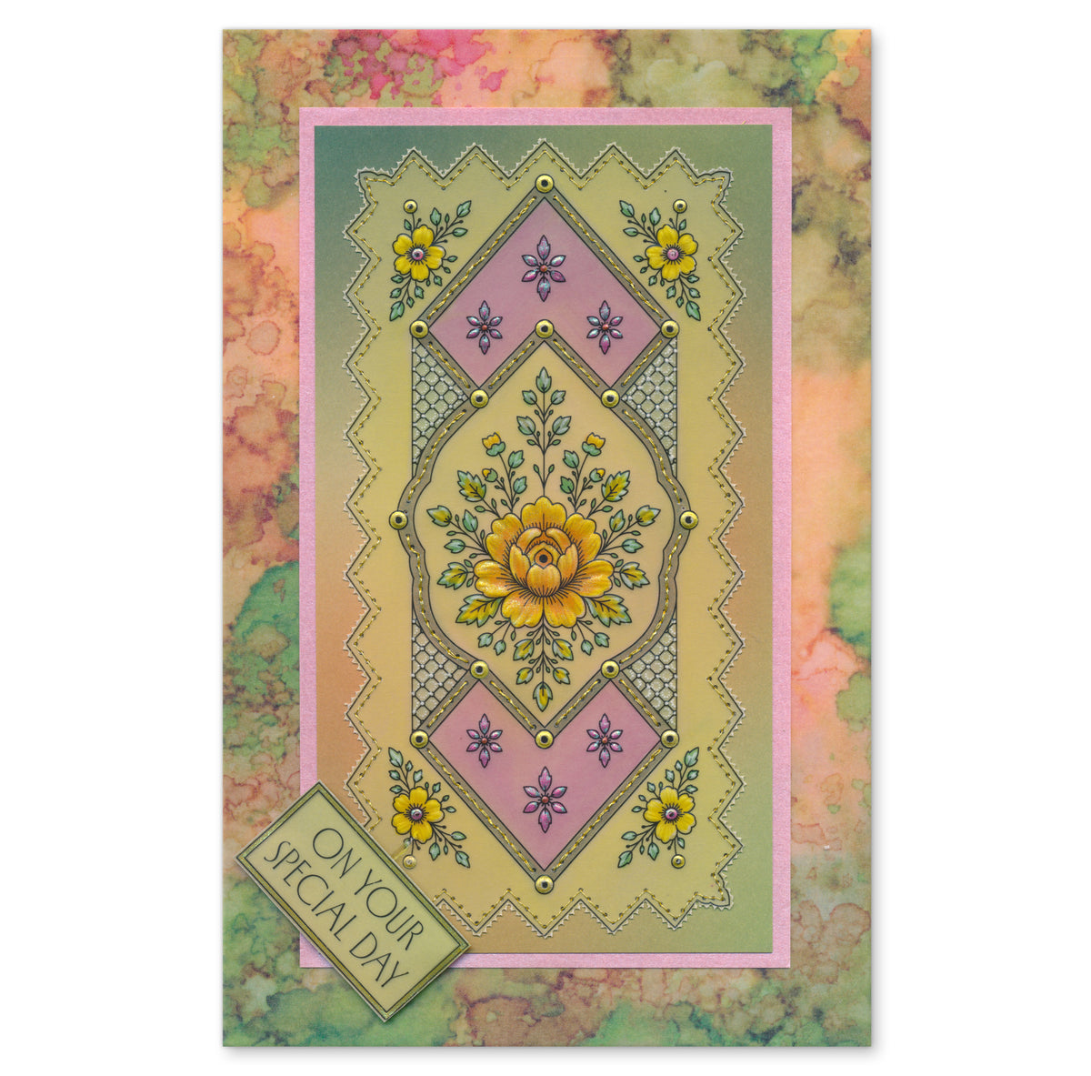 Lace Panels on Parchment – Spring
