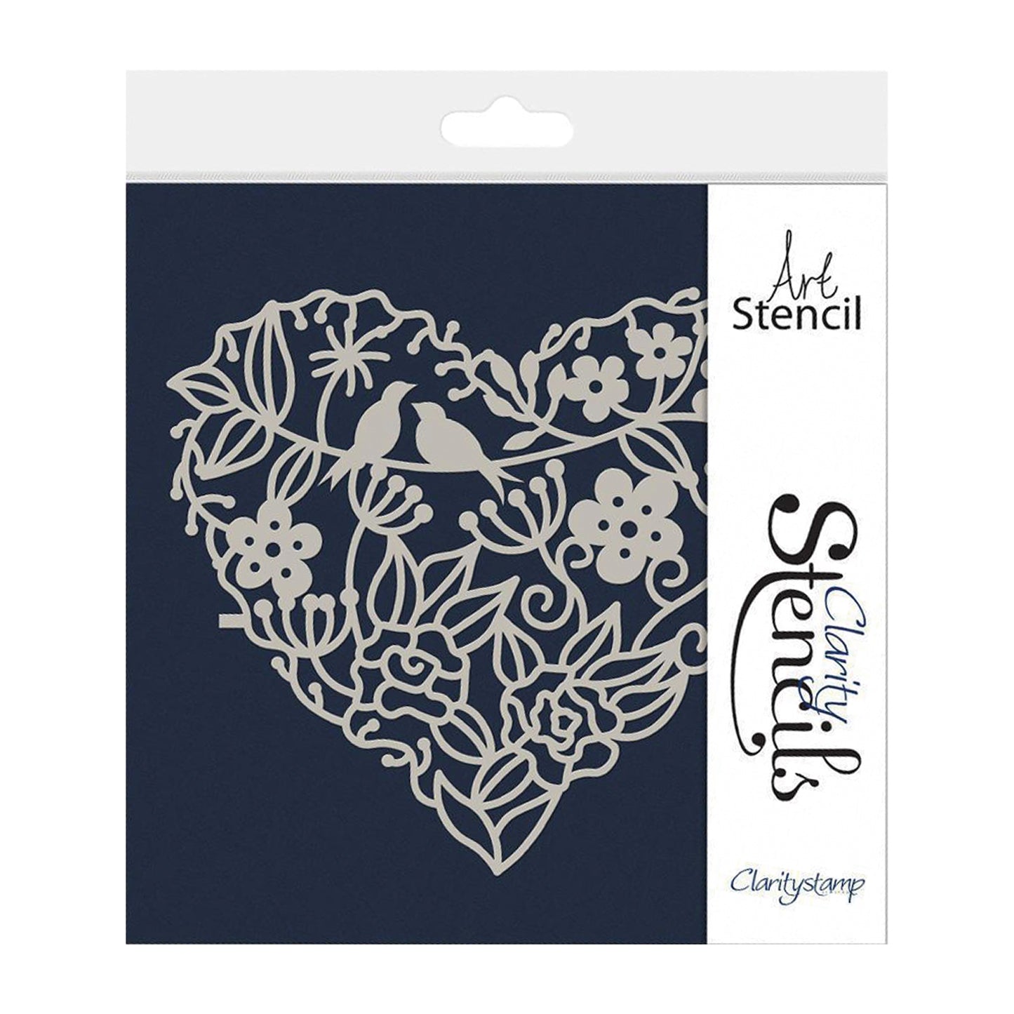 Garden Heart Frameless Stencil