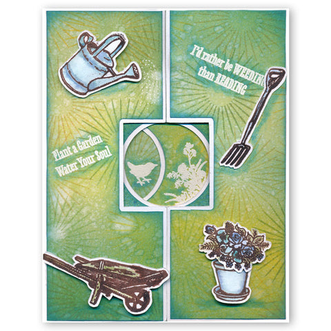 Mini Hobbies - Gardening A5 Square Stamp Set