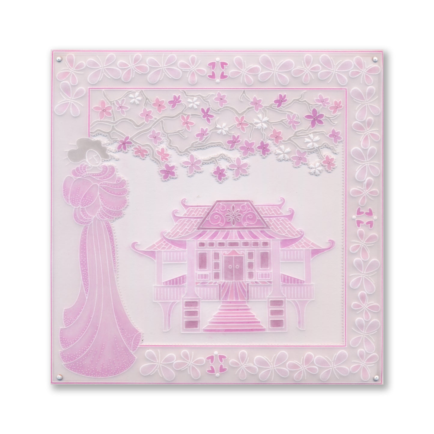 Floral Spray Complete A6 & Spacer Groovi Plate Collection