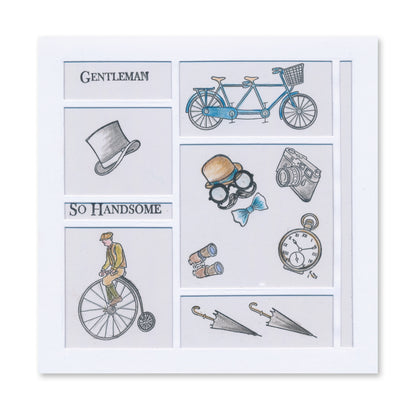 Just Gents A5 Stamp Set
