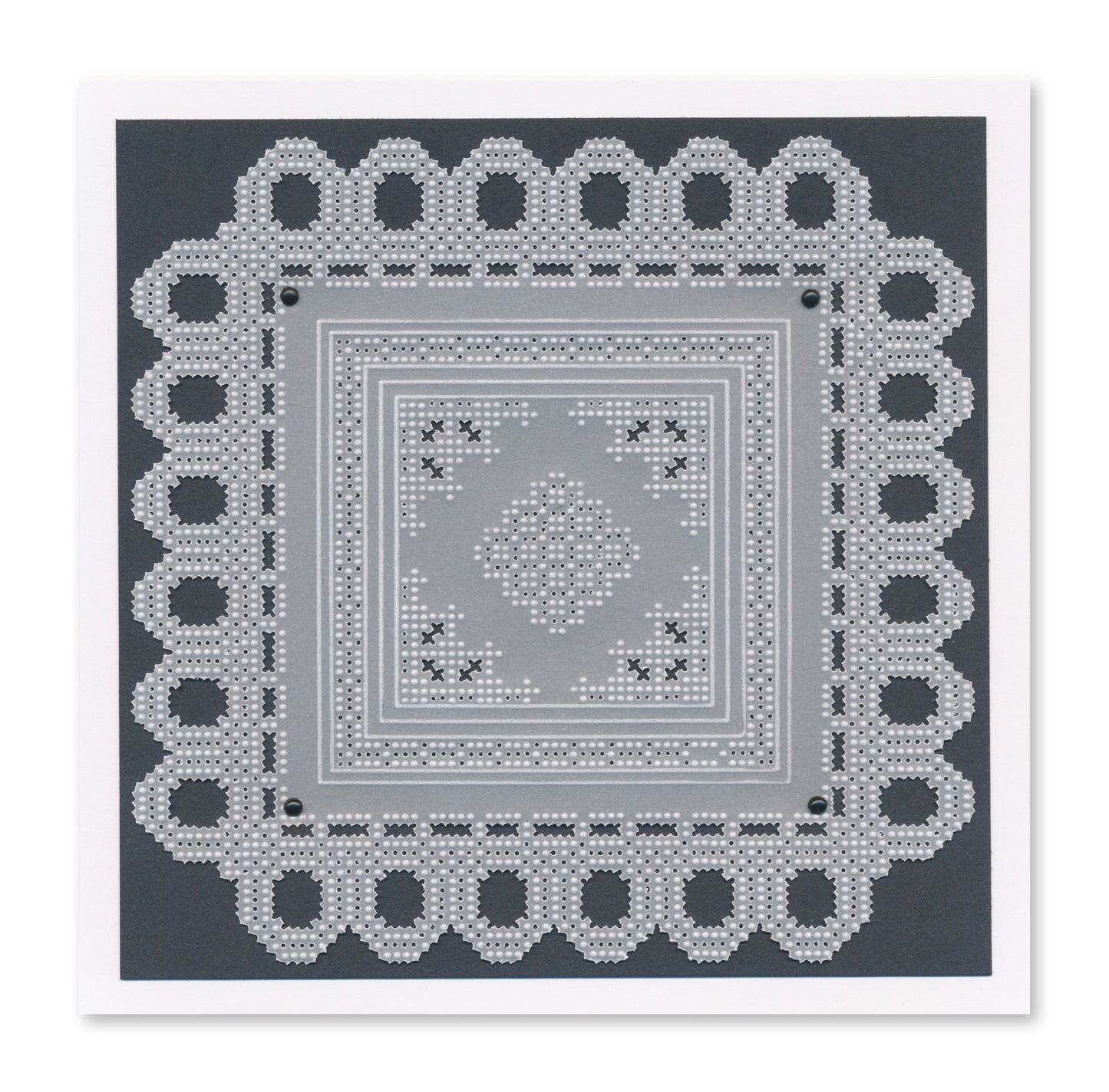 Josie's Basic Lace Duet A5 Square Groovi Grid Collection