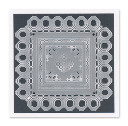 Josie's Basic Lace Duet A5 Square Groovi Grid Collection