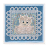 Josie's Oval Lace Duet A5 Square Groovi Grid
