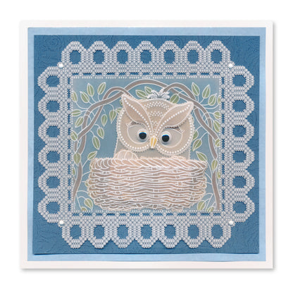 Josie's Basic Lace Duet A5 Square Groovi Grid Collection