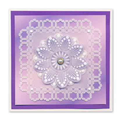 Josie's Basic Lace Duet A5 Square Groovi Grid Collection
