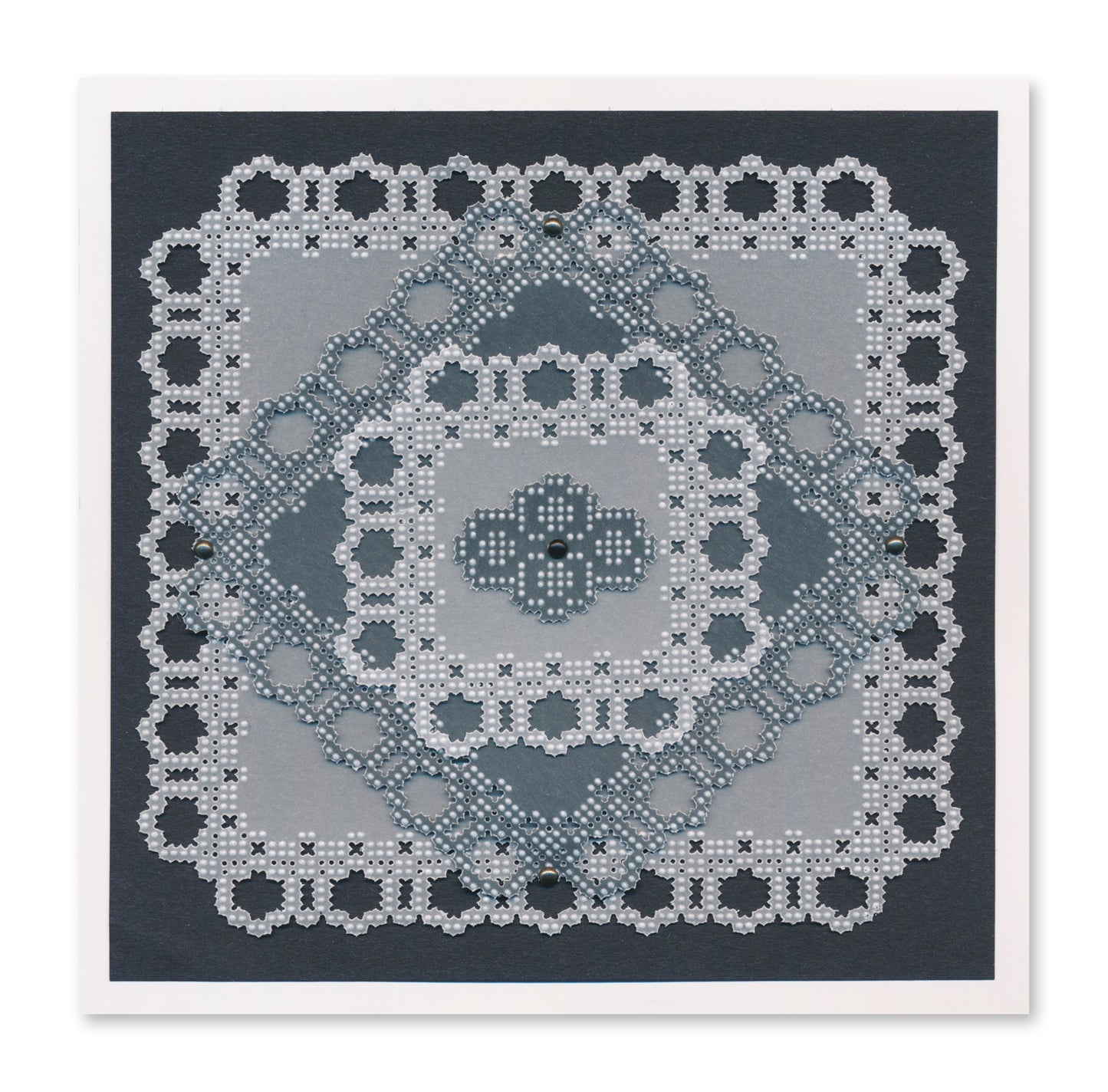 Josie's Basic Lace Duet A5 Square Groovi Grid Collection