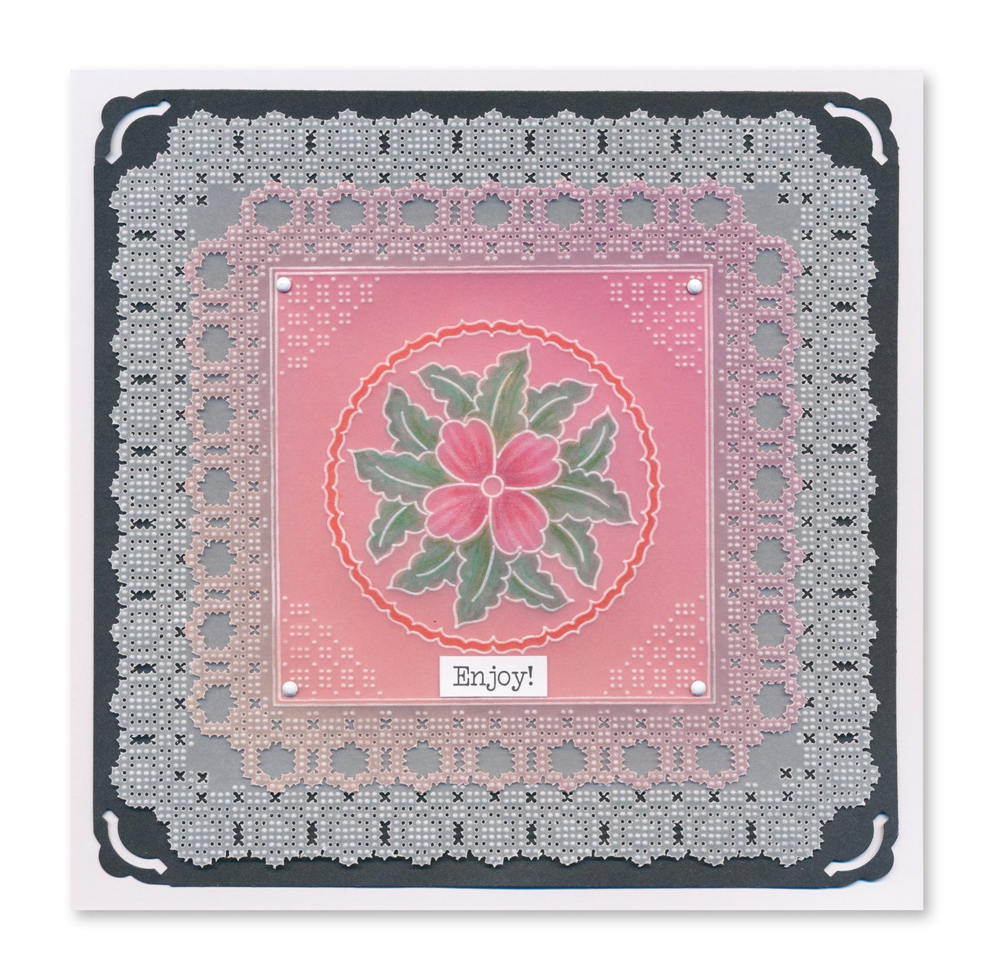 Josie's Basic Lace Duet A5 Square Groovi Grid Collection