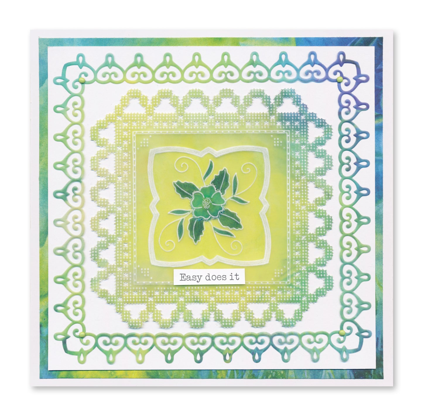 Josie's Triangle Lace Duet A5 Square Groovi Grid