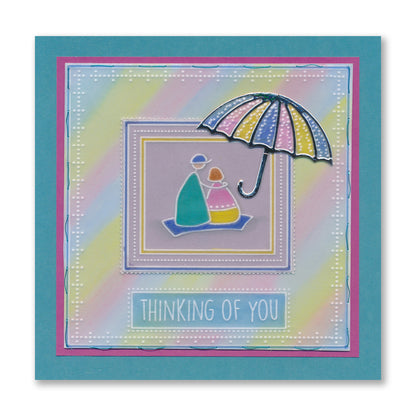 Picture This: I'd Be Lost Without You Triangle People Set 2 A4 Groovi Plate