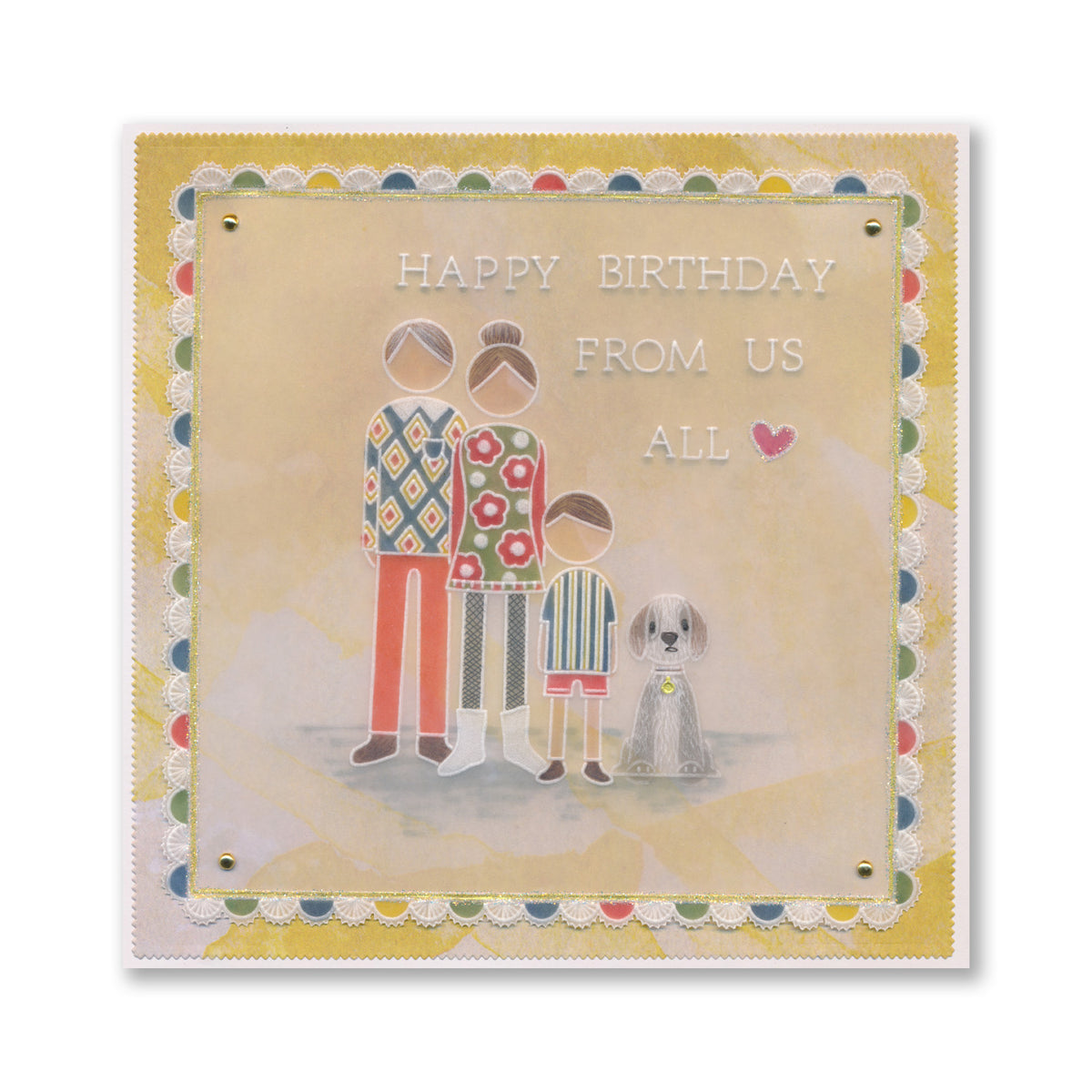 SHAC Retro Family A4 Square Groovi Plate