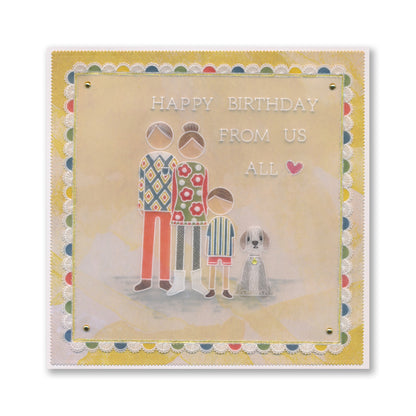 SHAC Retro Family A4 Square Groovi Plate