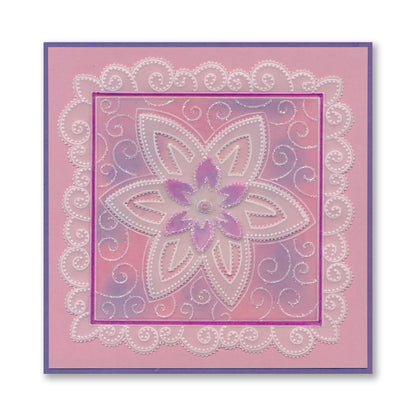 Barbara's Japanese Floral Tiles Sampler A4 Groovi Plate Duo