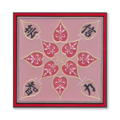 Barbara's Japanese Floral Tiles Sampler A4 Groovi Plate Duo
