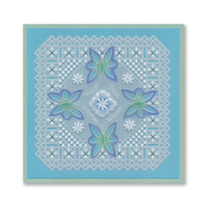 Barbara's Japanese Floral Tiles Sampler A4 Groovi Plate Duo