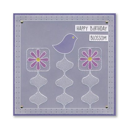 SHAC Retro Family A4 Square Groovi Plate