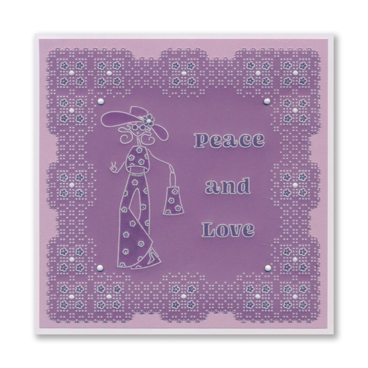 Barbara's SHAC Hippie Chicks A5 Groovi Plate