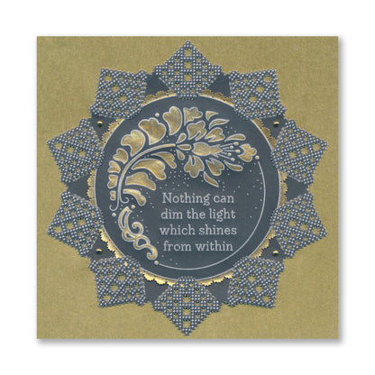 Barbara's Floral Crescents & Panels A5 Groovi Plate Collection