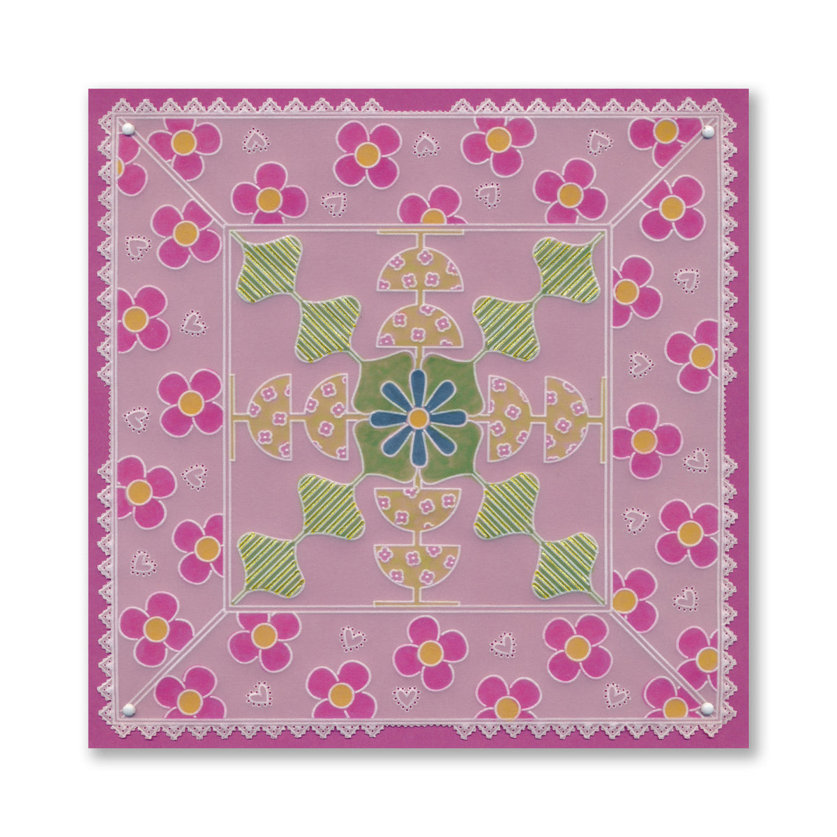 SHAC Retro Family A4 Square Groovi Plate