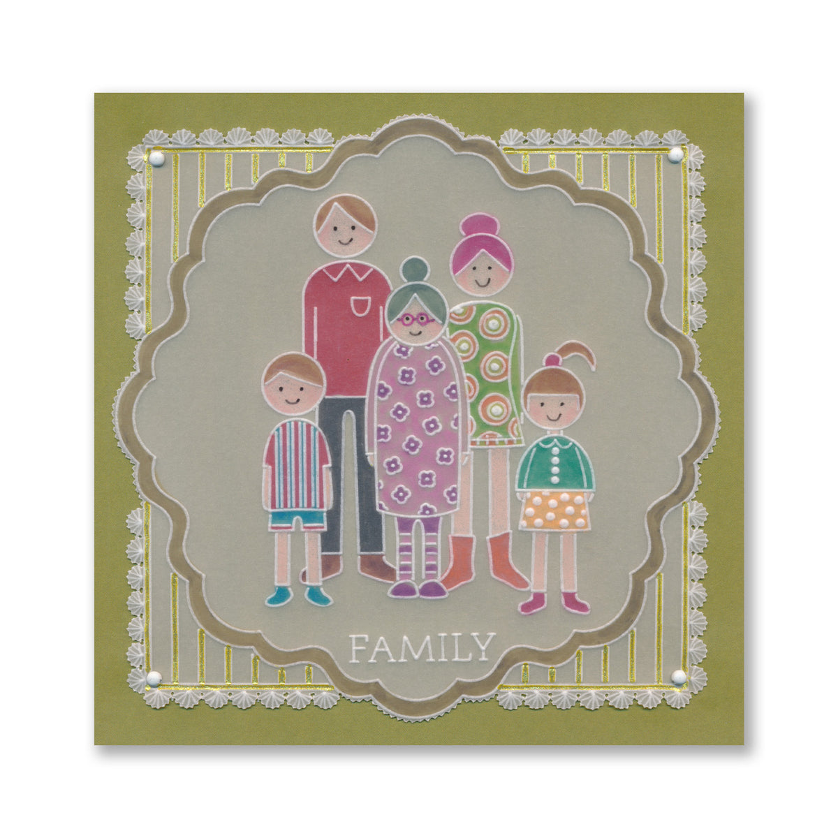 SHAC Retro Family A4 Square Groovi Plate