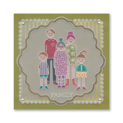 SHAC Retro Family A4 Square Groovi Plate