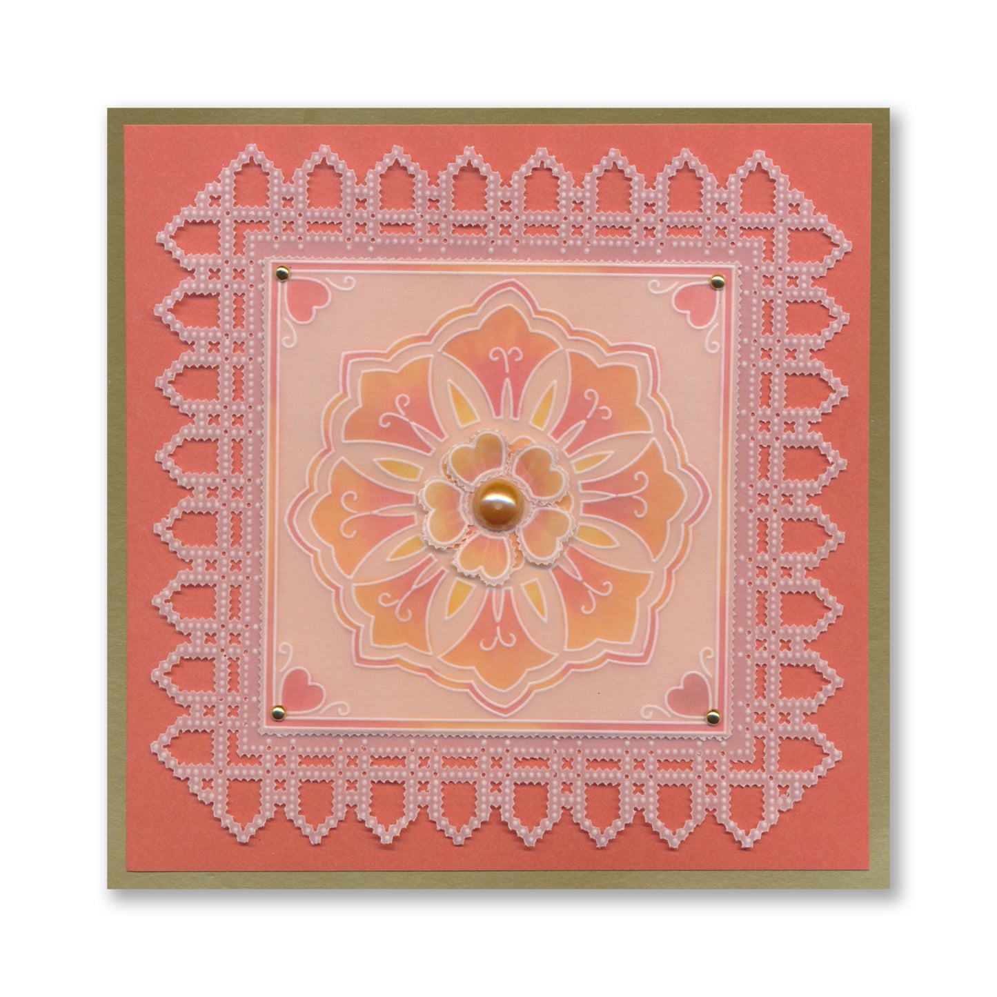 Barbara's Great Day - Japanese Floral Tiles Sampler A4 Groovi Plate