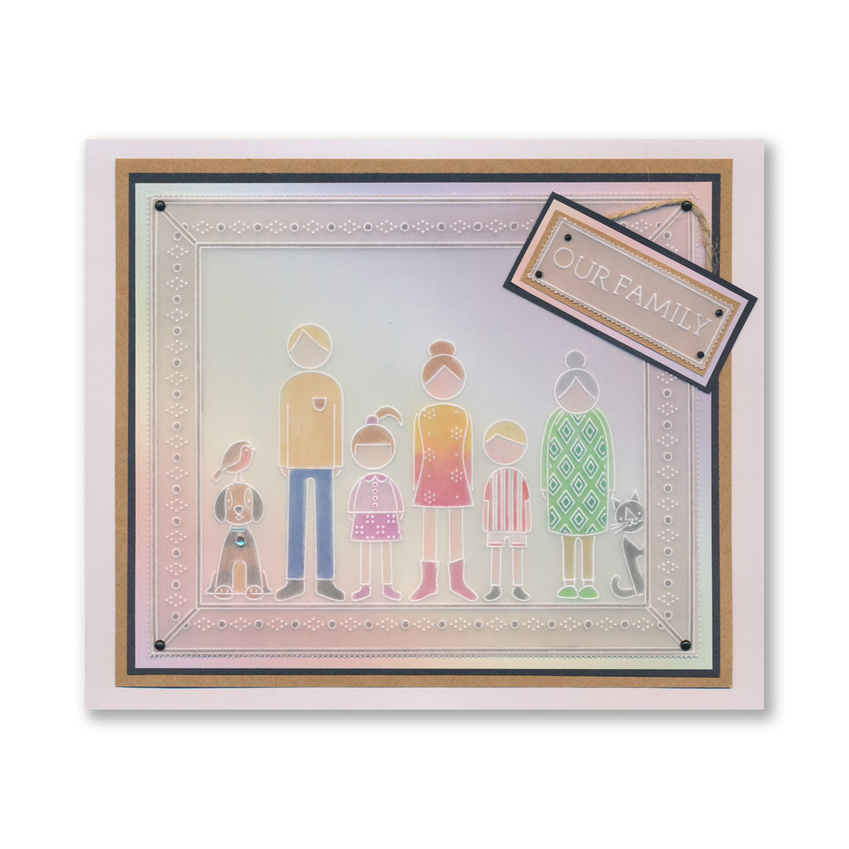 SHAC Retro Family A4 Square Groovi Plate