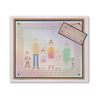 SHAC Retro Family A4 Square Groovi Plate