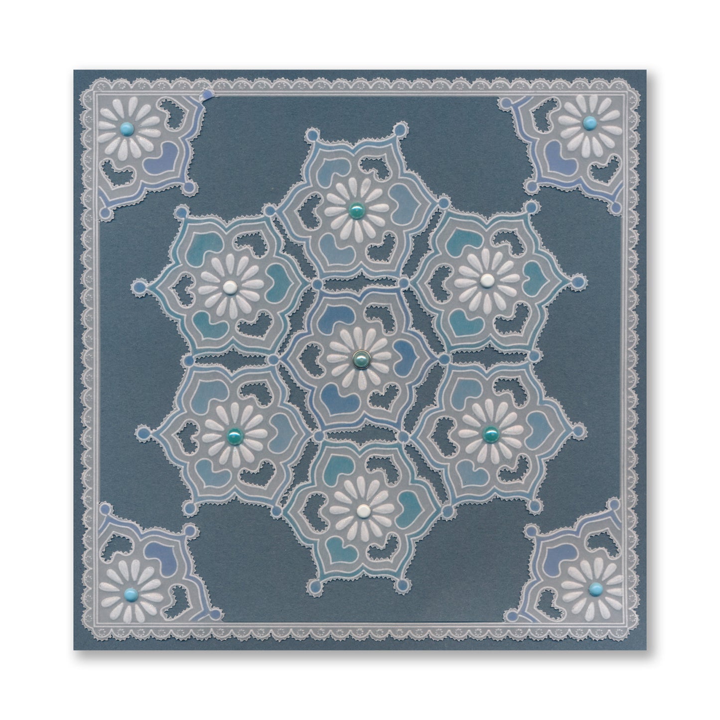 Barbara's Japanese Floral Tiles Sampler A4 Groovi Plate Duo