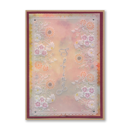 Daisy & Grass A6 Groovi Plate