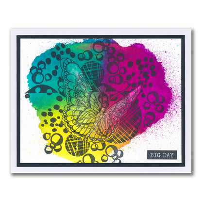 Art - Grunge Elements A5 Stamp Set