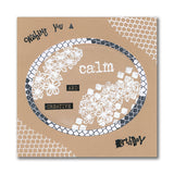 Happy & Calm - Grunge Elements A5 Stamp Duo