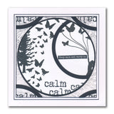 Happy & Calm - Grunge Elements A5 Stamp Duo