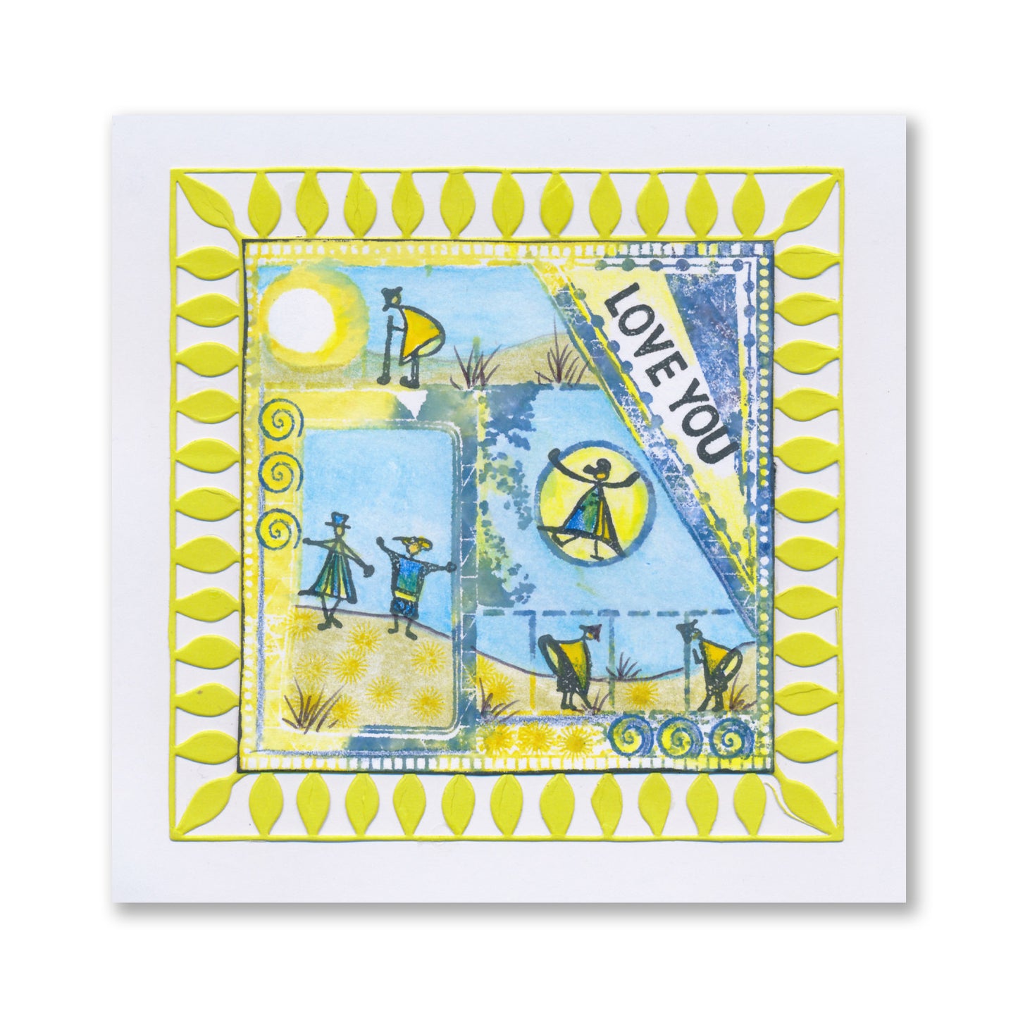 Bijou Grunge Layout Montage A4 Slim Stamp Set